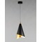 Et2 Mermaid 1-Light 8.75" Wide Black / Metallic Gold Mini Pendant E21448-BKMG - alternate 3
